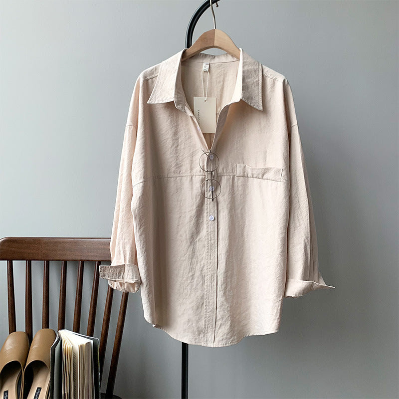 Loose And Versatile Student Shirt