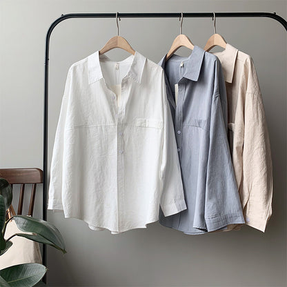 Loose And Versatile Student Shirt