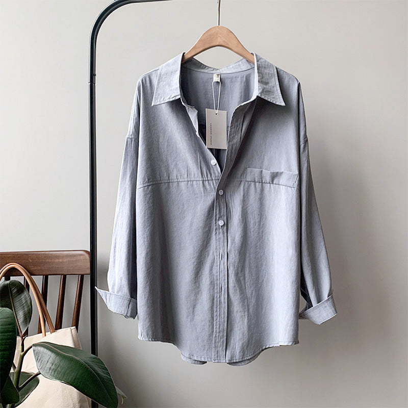 Loose And Versatile Student Shirt