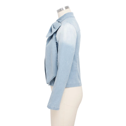 European And American Sexy Fashion Women's Long-sleeved Denim Jacket Top