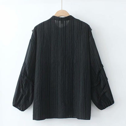 Loose Lace Long-sleeved Base Shirt