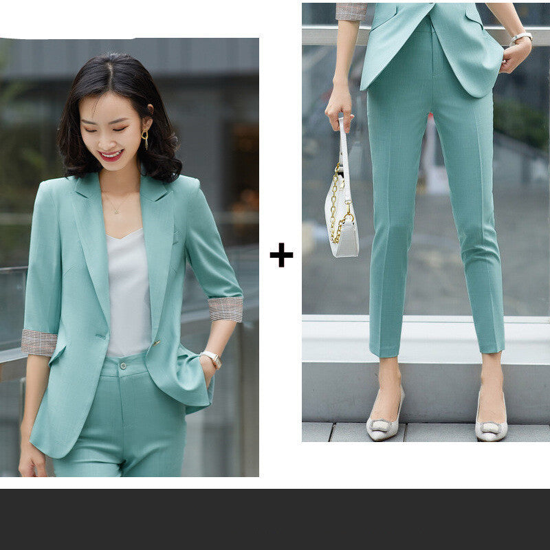 Two-piece Fashion Lady's Professional Wear