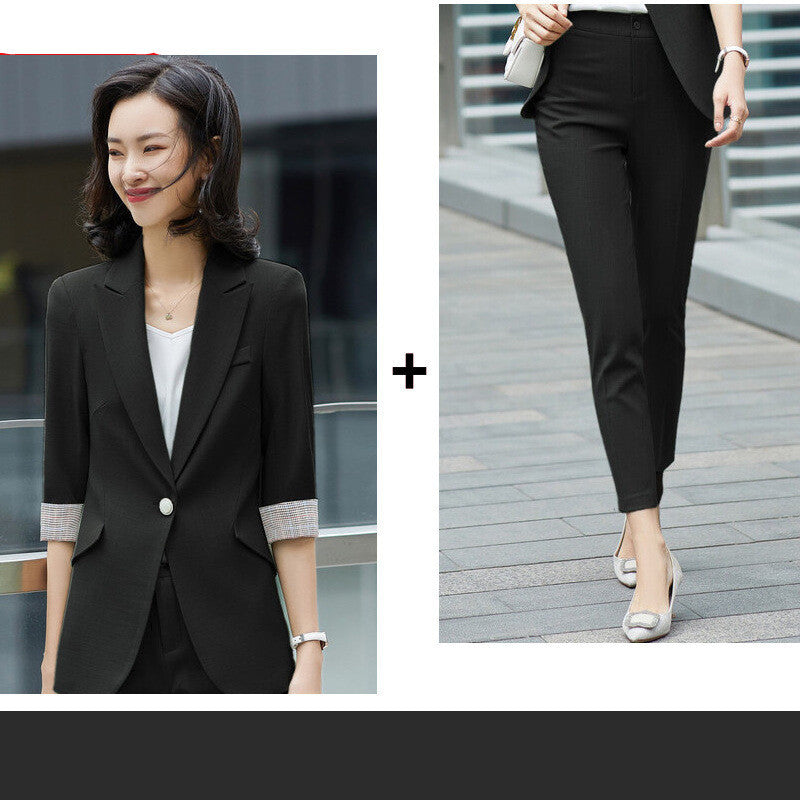 Two-piece Fashion Lady's Professional Wear