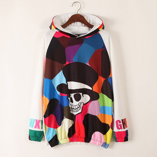 Letter Print Pocket Long Sleeve Sweatshirt