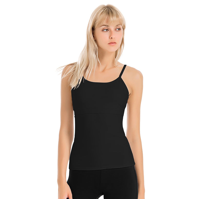 Chaleco de yoga Ropa de entrenamiento de yoga sexy Chaleco de belleza con espalda superior para mujer Honda deportiva delgada