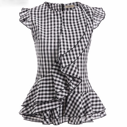 Top camisero informal ajustado de cintura alta para mujer