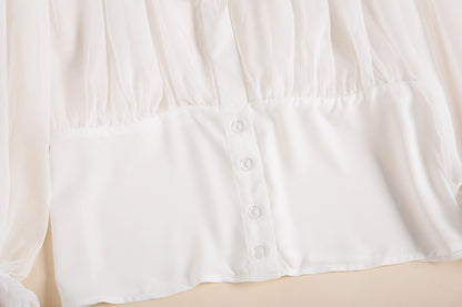 Spring And Summer New Three-Dimensional Embroidered Shirt