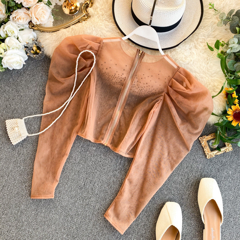 New Style Puff Sleeve Western Style Long Sleeve