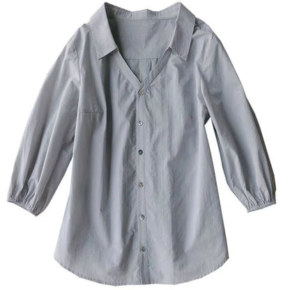 Design Sense Niche Temperament Tops, Retro Western Style Shirts, Lazy Style Gentle Shirts