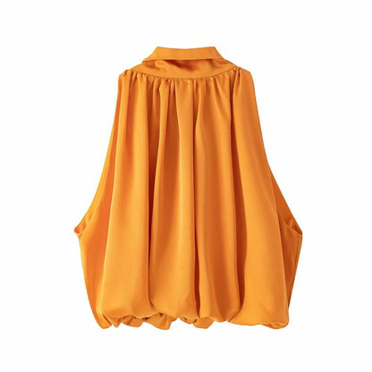 Chemisiers sexy Chemise orange pour femme