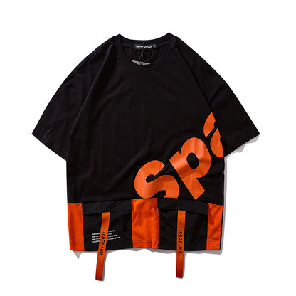 Camiseta hip-hop estilo harajuku