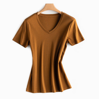 Silk cotton T-shirt