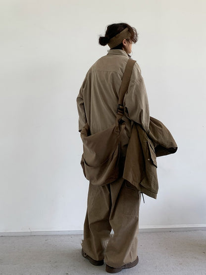 Japanese Vintage Loose Fitting Work Shirt