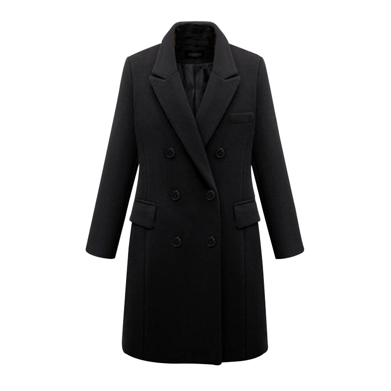 Woolen coat women's woolen coat