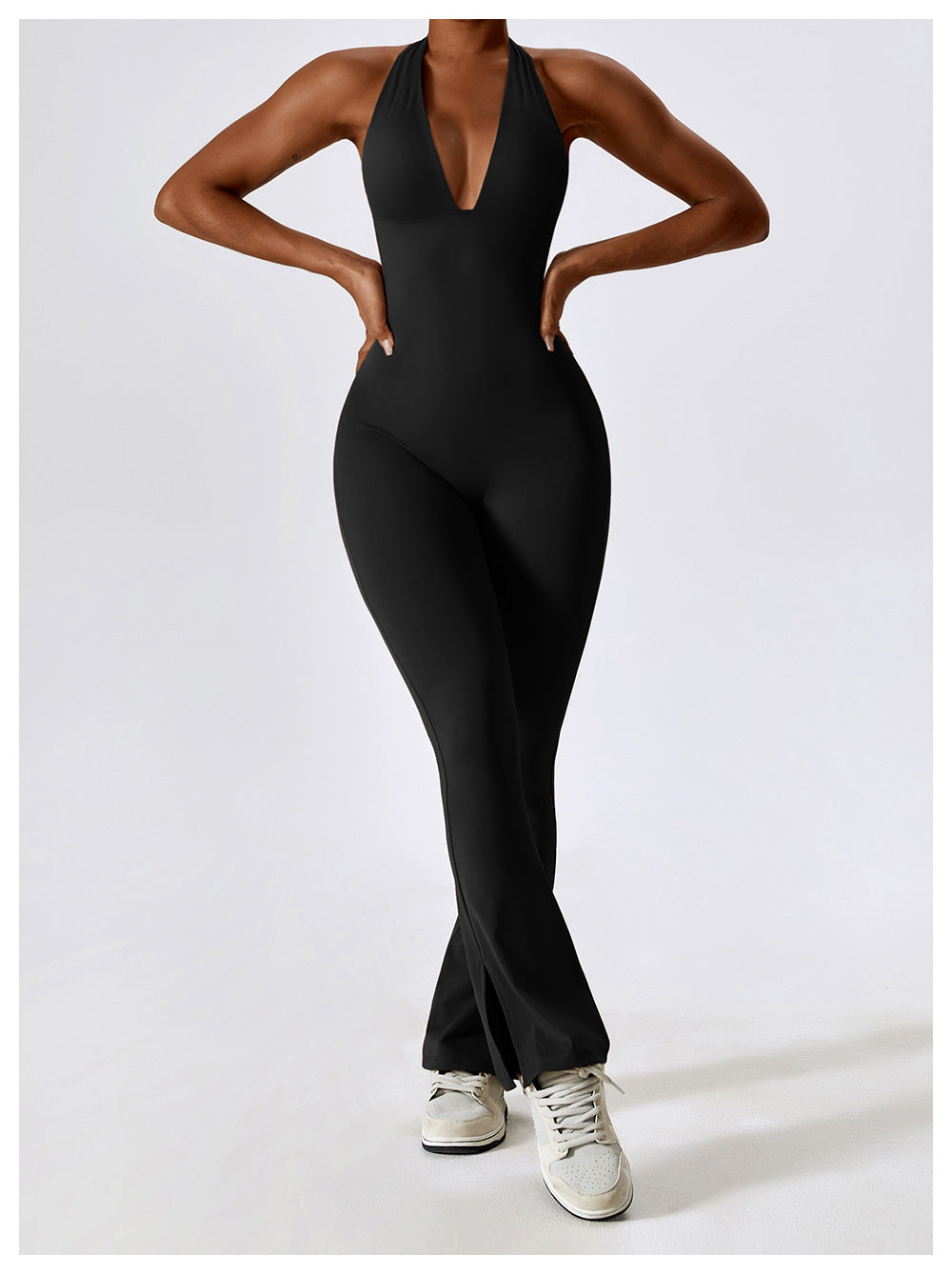 Tight Dance Sports Fitness Hip Lifting Slightly Yoga Jumpsuit