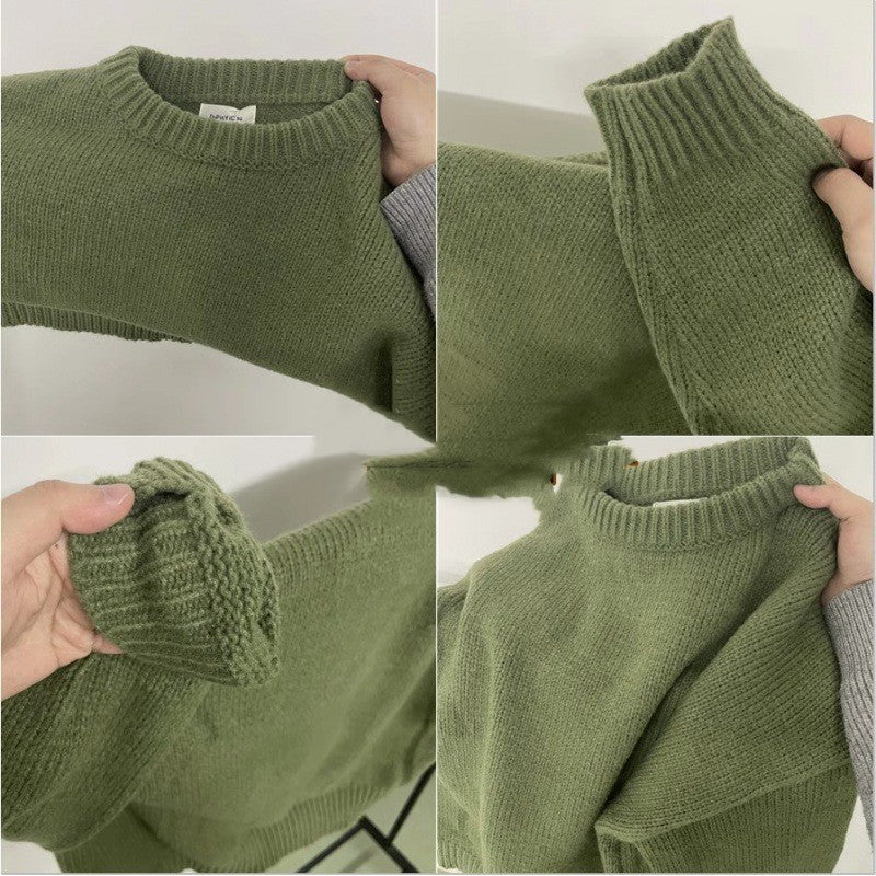 Pullover Loose And Lazy Style Thickened Winter Wear Women's Sweater