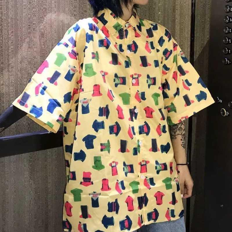 Camisa retro hip-hop para mujer.