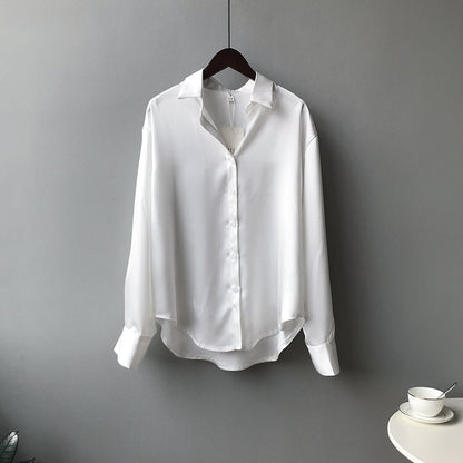 Chemise à manches longues pour femme, automne