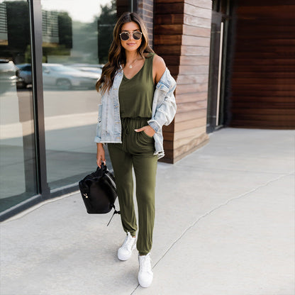 Women's Fashion Casual Loose Temperament Jumpsuit