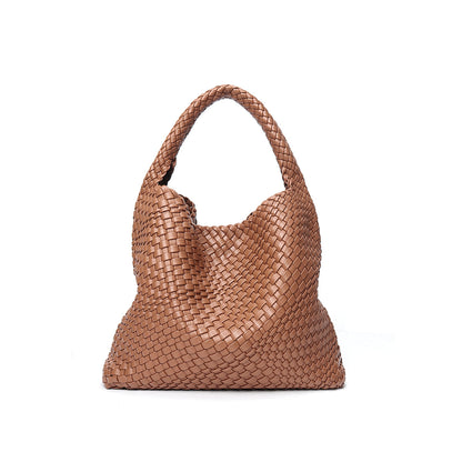 Bolso grande tejido a mano para mujer, bolso de viaje