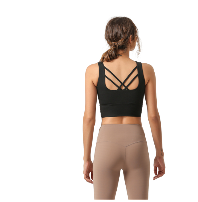 Beautiful back strap yoga vest