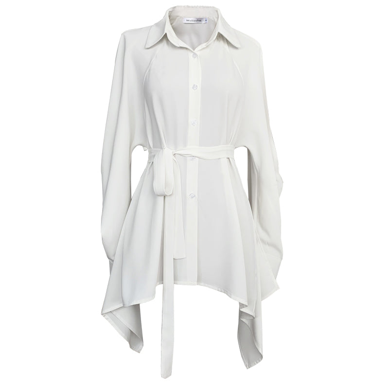 Chemise blanche design féminin niche sens