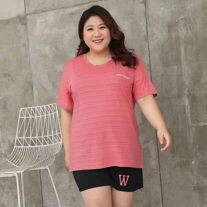 Striped short sleeve t-shirt