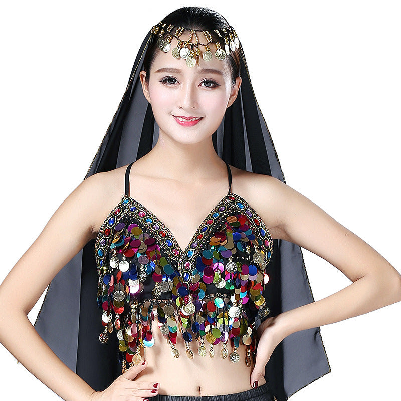 Belly Dance sequined bra