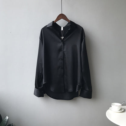 Chemise à manches longues pour femme, automne