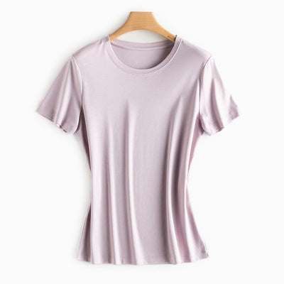 Silk cotton T-shirt