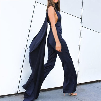 High waist wide leg pants