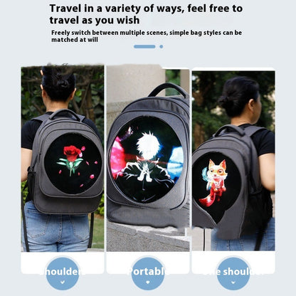 3D Holographic Fan Mobile Backpack