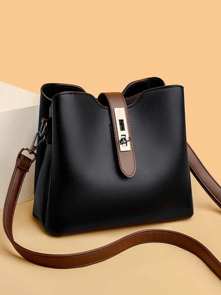 New Fashion All-matching Soft Leather Mother Bag