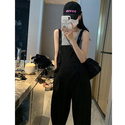 Women's Casual Wide Leg Adjustable Suit Overalls