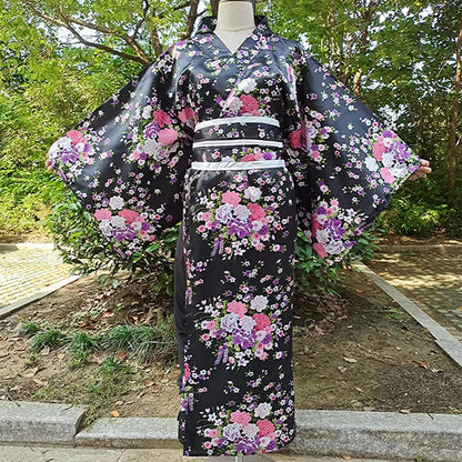 Traje tradicional de mujer Albornoz Anime Cosplay Traje de fotografía Kimono