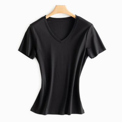 Silk cotton T-shirt