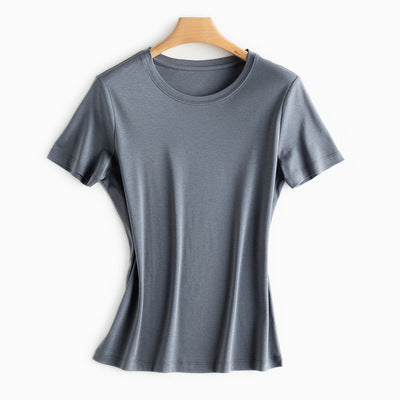 Silk cotton T-shirt