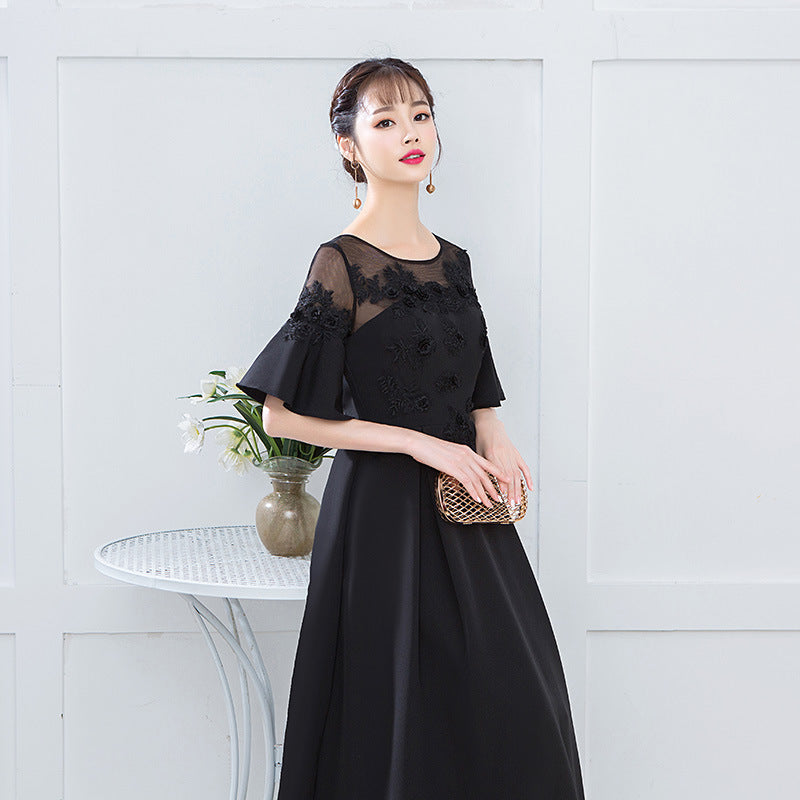 Women's Fashionable Temperament Long Slimming Dress