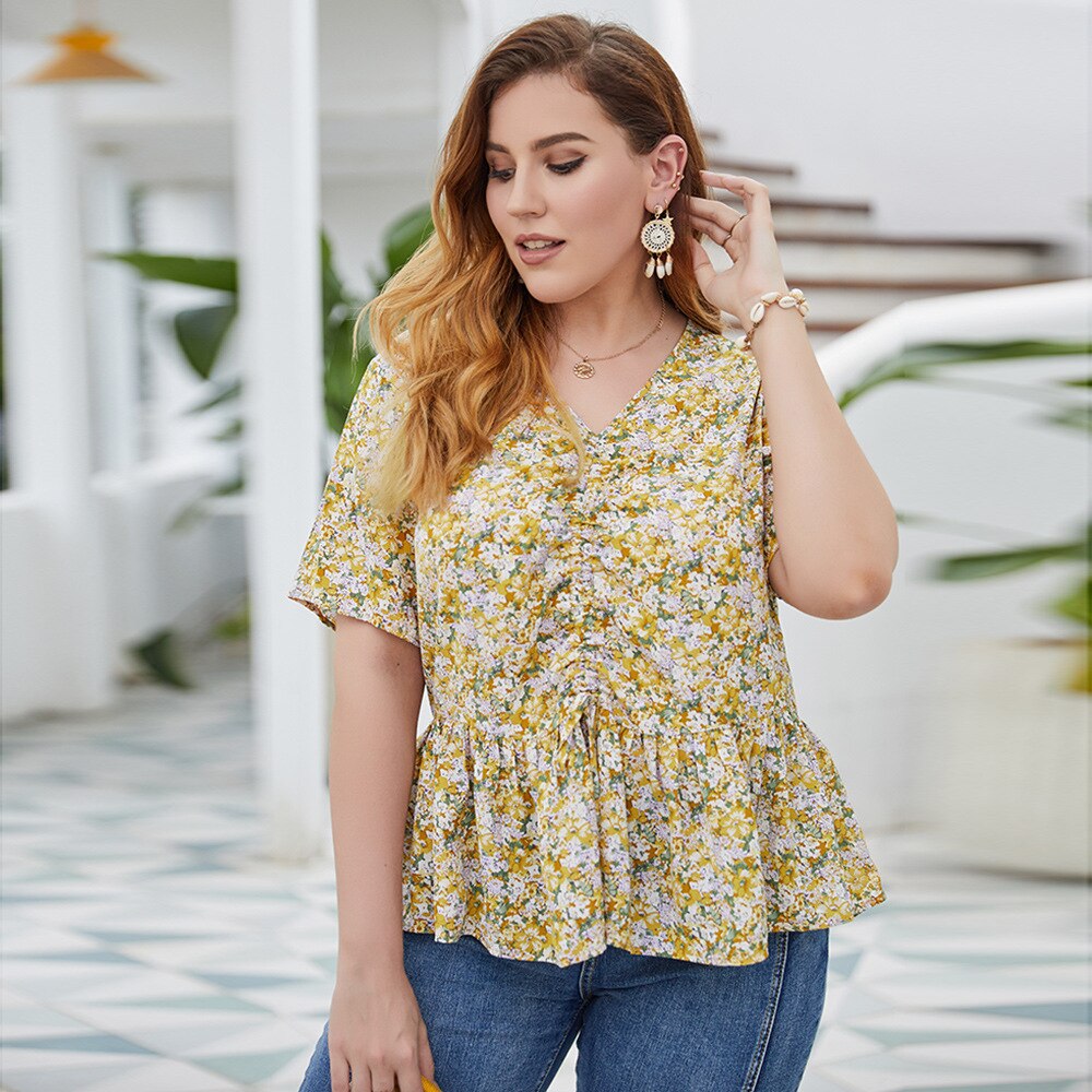 Blusa estampado gorda