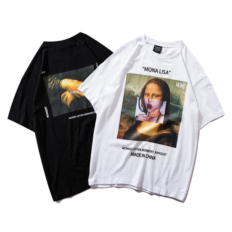 Oil painting t-shirt