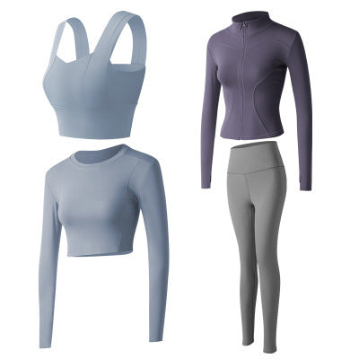 Long Sleeve Sports Yoga Suit Women