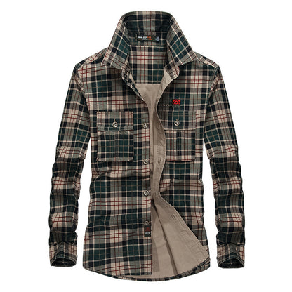 Men's Plaid Casual Shirt