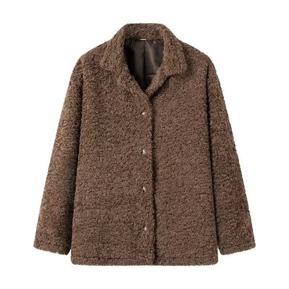 Loose And Lazy Style Warm Temperament Women's Coat