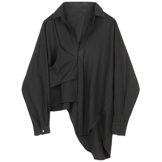 Chemise irrégulière pour femme