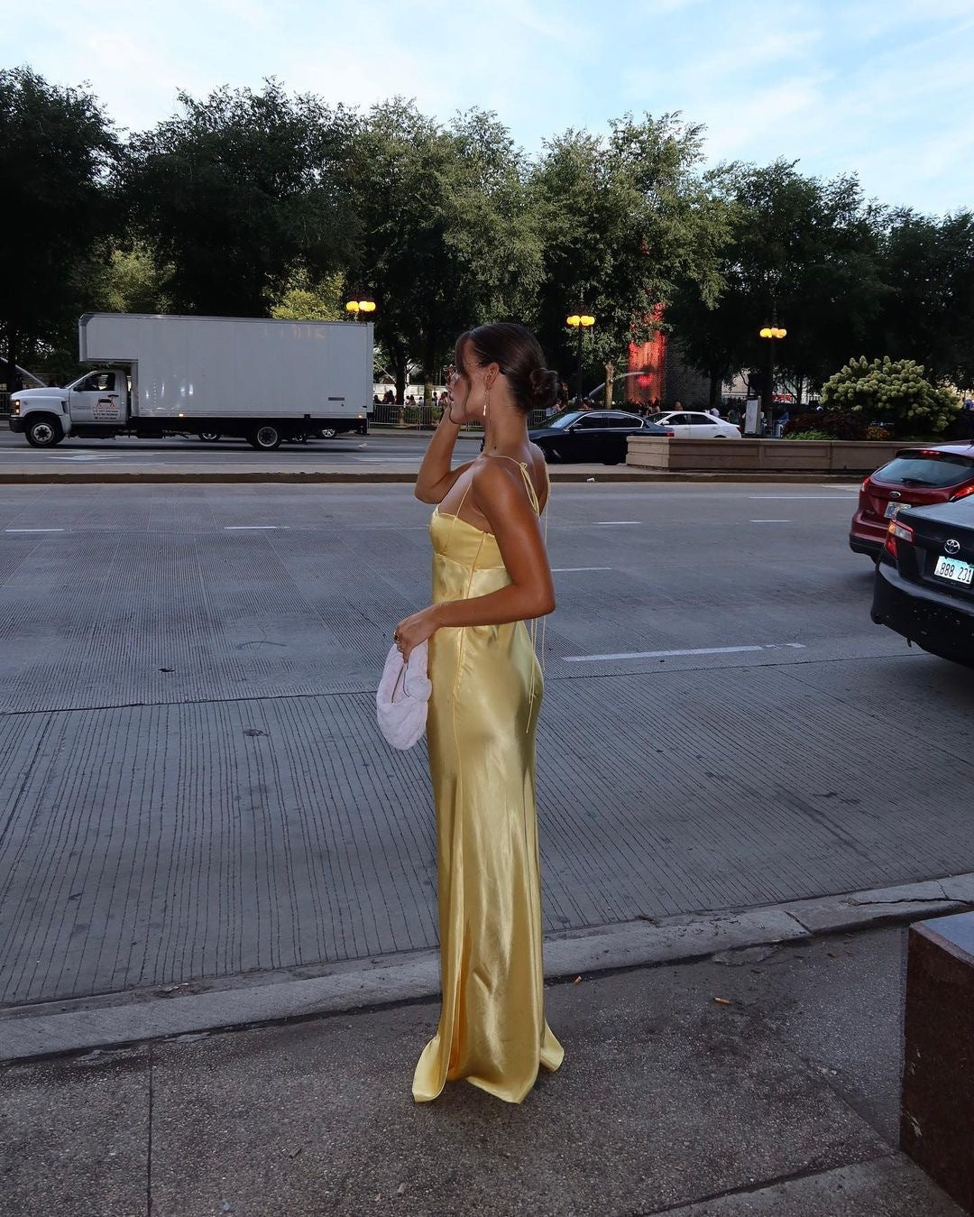 Vestido nuevo con tirantes y copa en el pecho para mujer