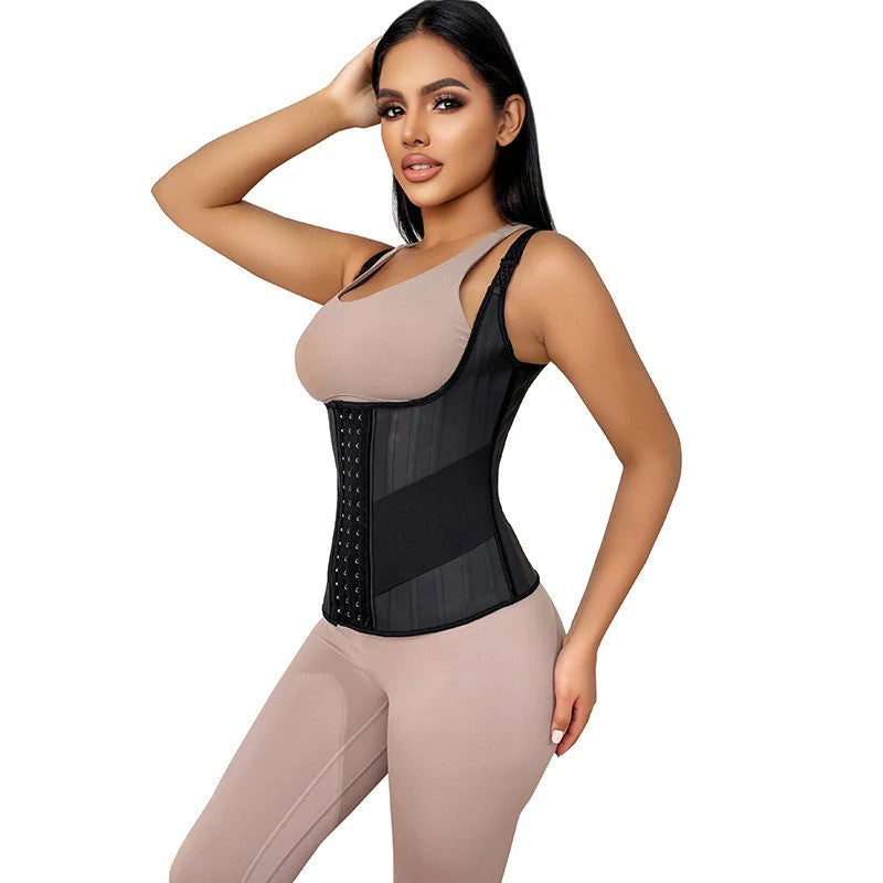 Glossy 25 Steel Rib Rubber Body Shaping Vest