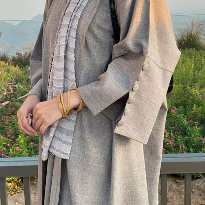 Robe Cardigan ample, grande taille, élégante, dubaï, moyen-orient, turquie