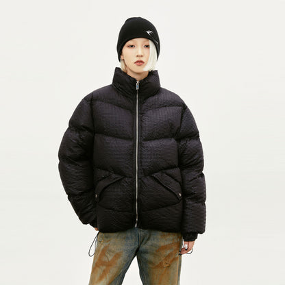 American Street Half Turtleneck Winter Thermal Cotton-padded Coat