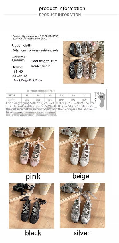 Women's Special-interest Design Low-cut Flat Mary Jane Casual Shoes