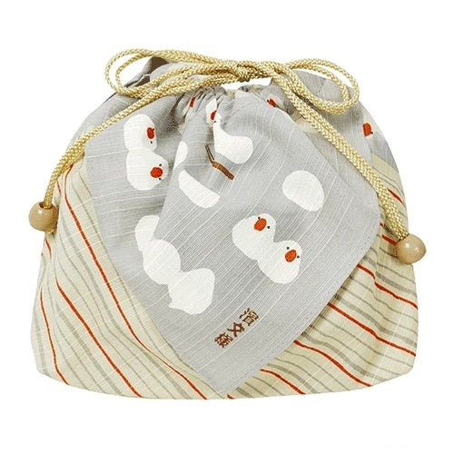 Sample Bento Bag With Drawstring Pocket